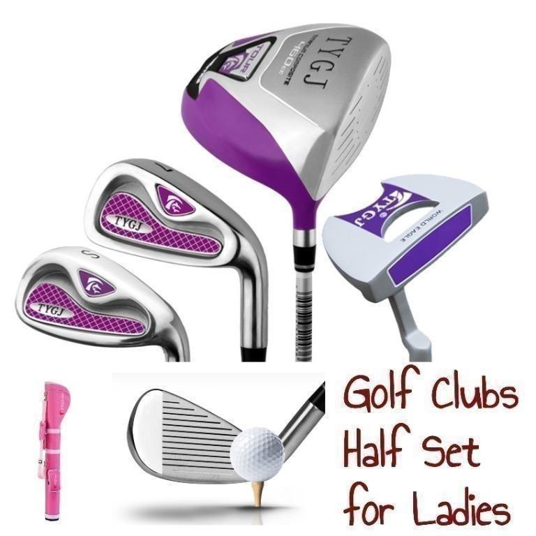 Golf Clubs Practice Half Set for Women, Sports Equipment, Sports & Games, Golf on Carousell