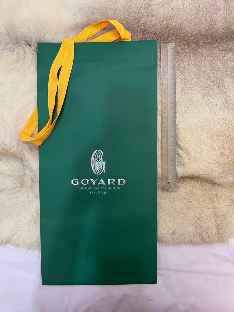 Goyard paper bag deals