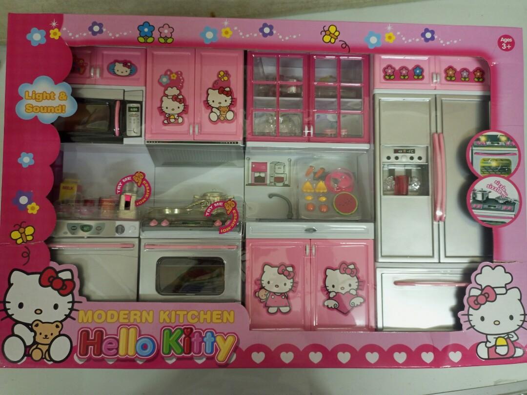 Modern kitchen set hello kitty deals