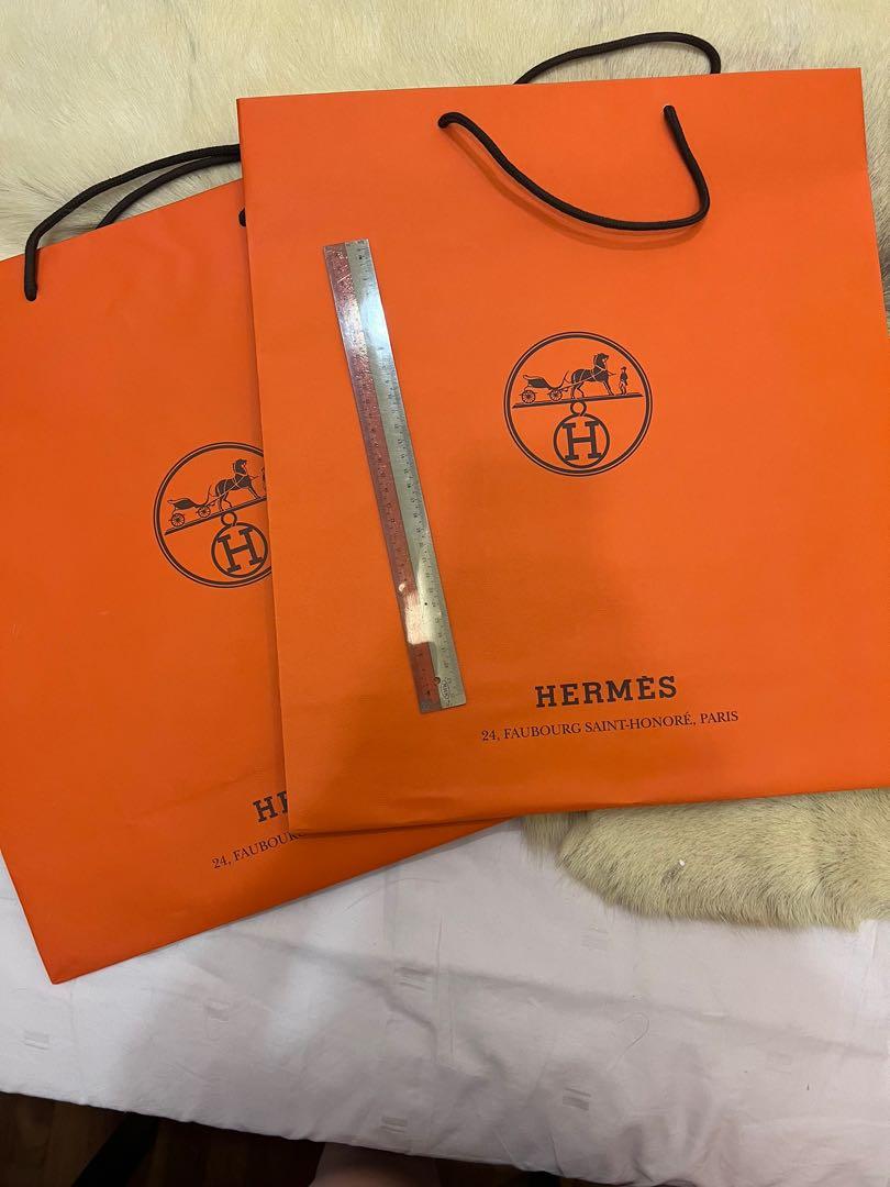 Hermes paper bags for sale, Luxury, Bags & Wallets on Carousell