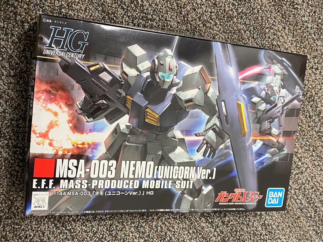 放 全新 現貨 Hg Msa 003 Nemo Unicorn Ver 雷姆 140 興趣及遊戲 玩具 遊戲類 Carousell