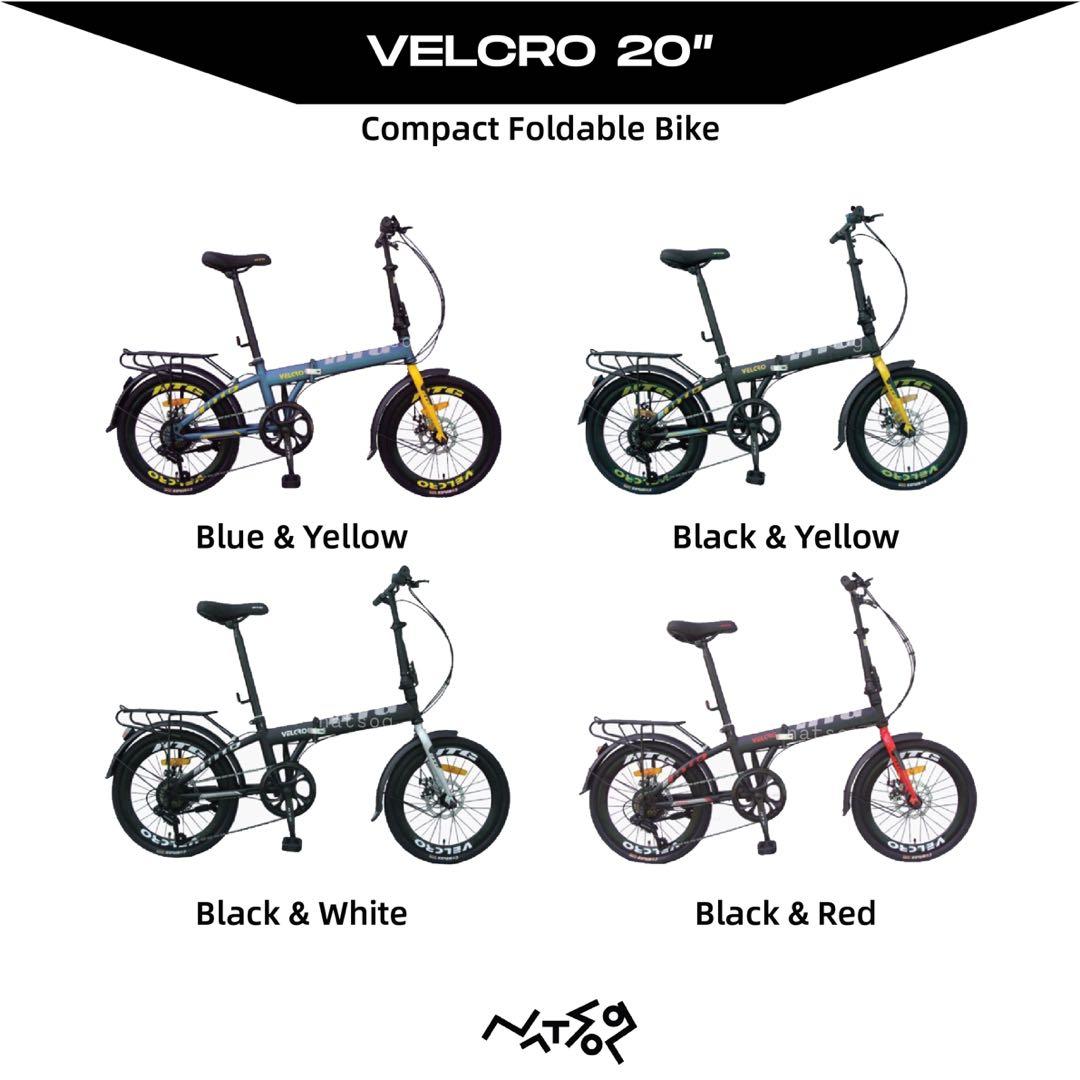 HTG Velcro Folding Bike, Sports Equipment, Bicycles & Parts, Bicycles