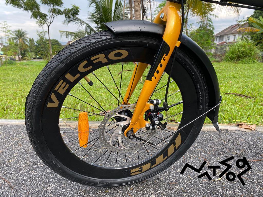 HTG Velcro Folding Bike, Sports Equipment, Bicycles & Parts, Bicycles