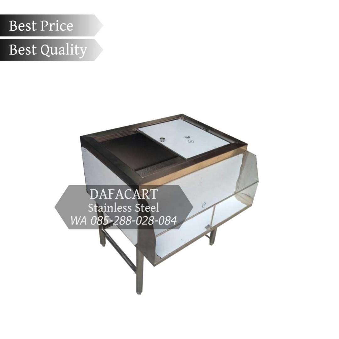 Ice Bin Stainless Steel dengan Speed Rack, Kitchen & Appliances di