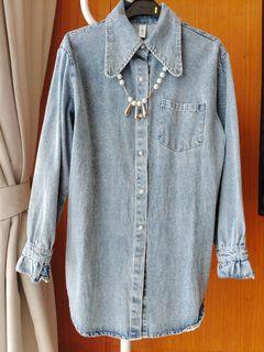 Jeans top oversized. Jeans jacket