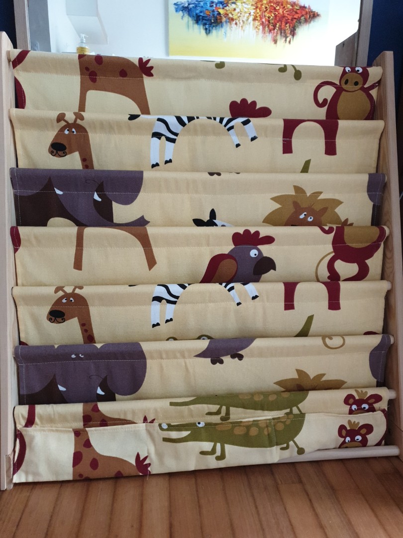 Jungle animals cloth bookshelf, Babies & Kids, Baby Nursery & Kids