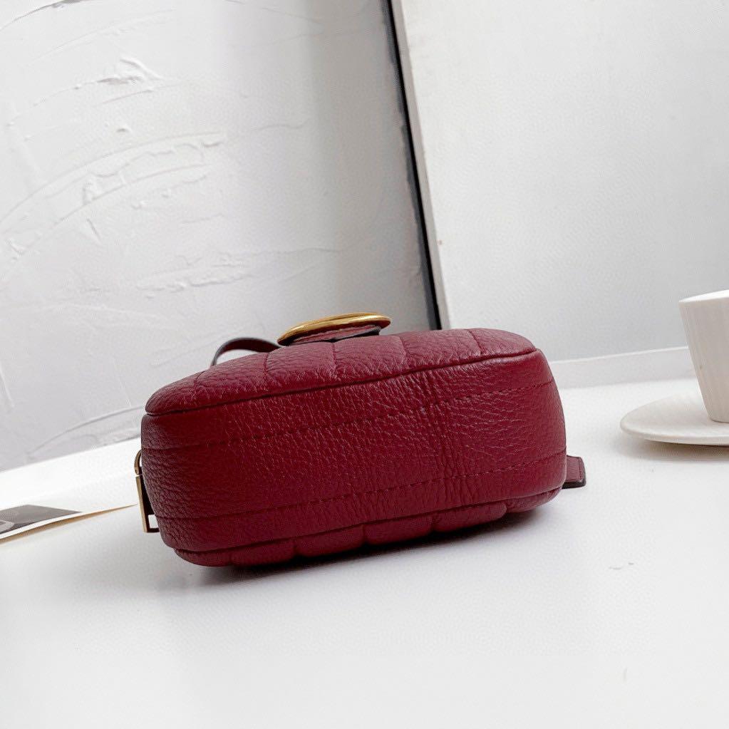KAT CAMERA BAG WITH QUILTING COACH 88230 B4 DUSTY PINK