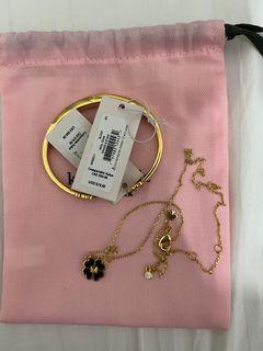 Kate spade necklace and bangle