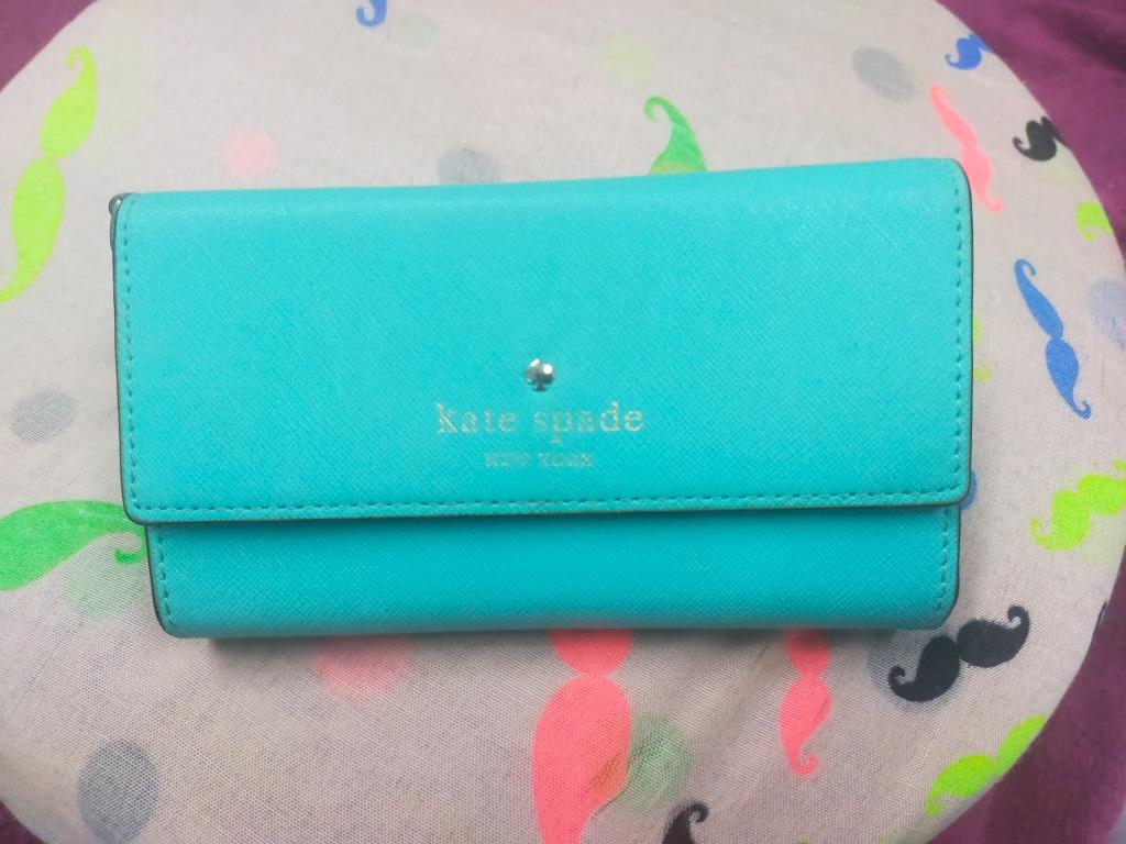 Kate spade turquoise wallet 2025