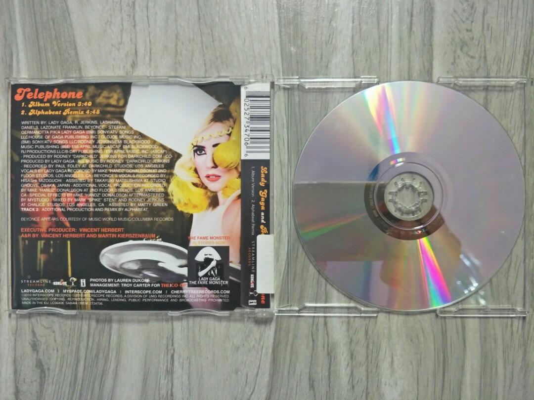 Lady Gaga & Beyonce TELEPHONE CD Single EU (Category: CDs & DVDs) located in Caloocan City. Submitted by dadareal (Listing ID 1138832256, Image 2). Description: ** One of my few Lady Gaga collections ** In very superb condition Same Day Delivery - via Lalamove COD - via Gogoexpress Metro Manila ETA 2-3 days Others 3-5 days If you have additional questions please do kindly send me a message. ❤.