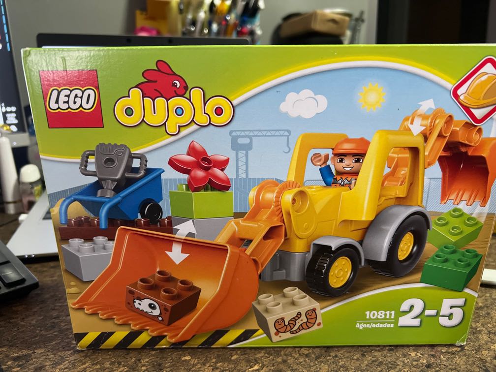 LEGO DUPLO BACKHOE LOADER Babies Kids Infant Playtime on Carousell