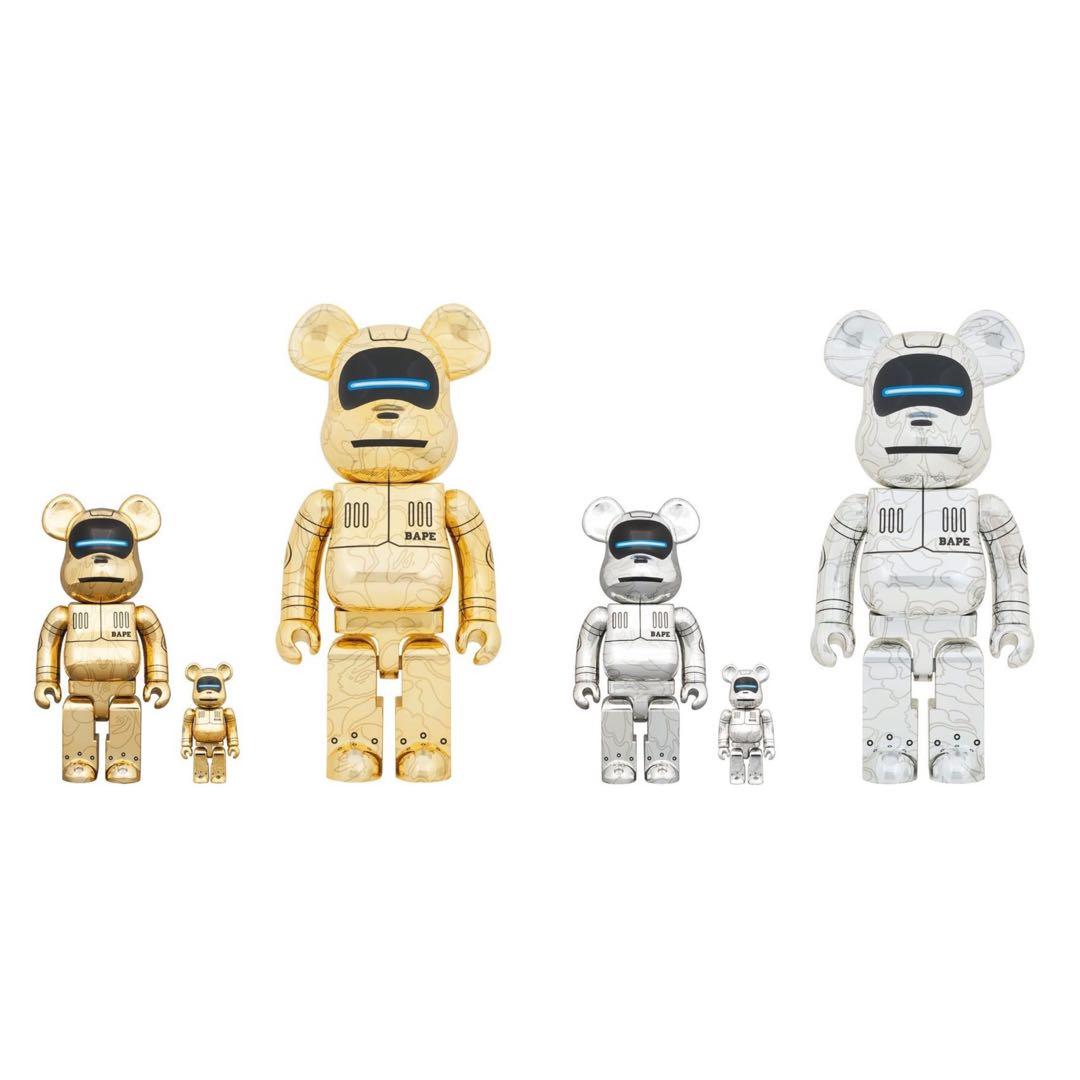 Medicom toy bape baby milo hajime sorayama 400% 100% 1000