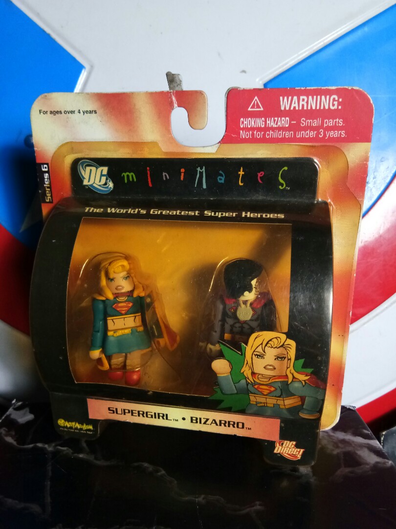 Minimates DC Universe Wave Bizarro and Supergirl Mini Mates, Hobbies ...