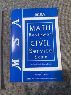MSA Civil Service Exam and Mathematics Reviewer