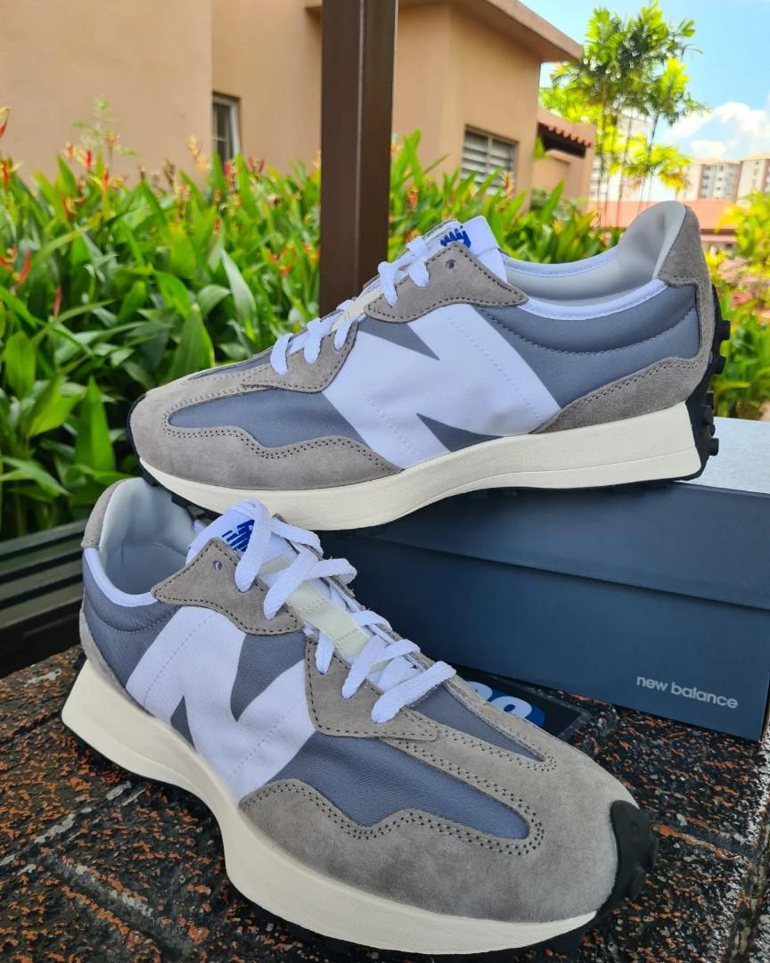 New Balance 327 Grey Men s Fashion Footwear Sneakers on Carousell