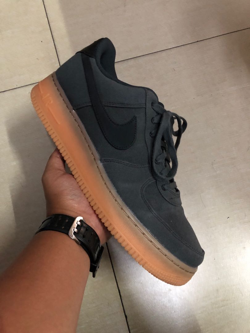 Look For The Nike Air Force 1 Low Black Gum Now •