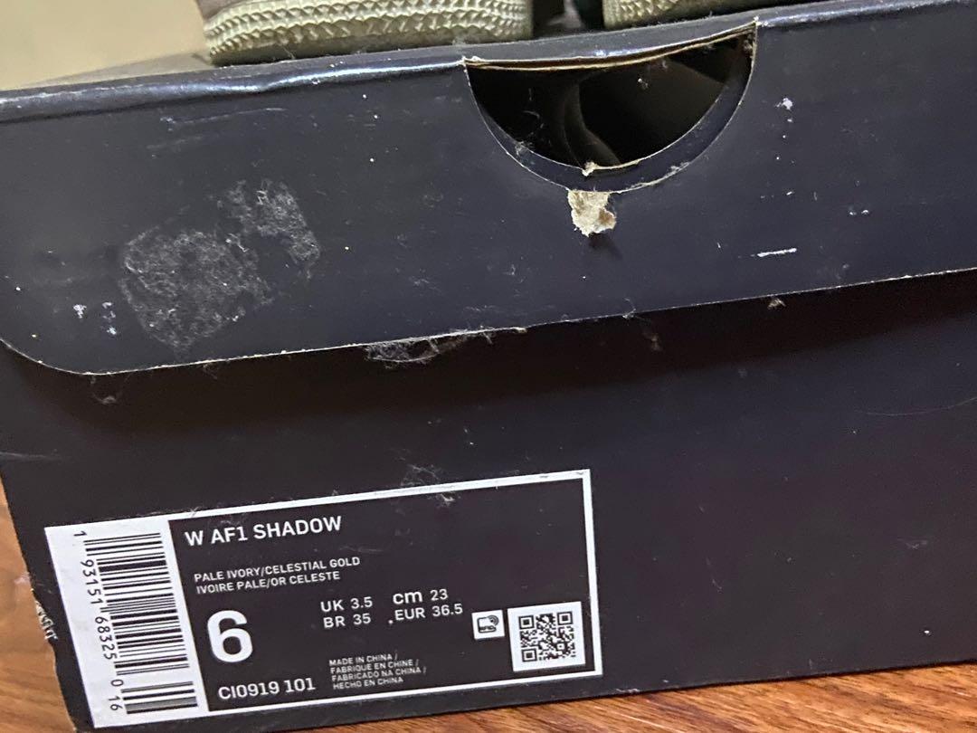 Nike Air Force 1 shadow, Fesyen Wanita, Sepatu di Carousell
