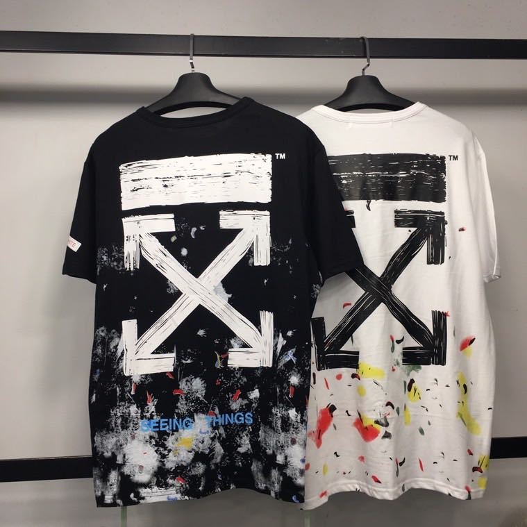 Off white shirt galaxy hot sale