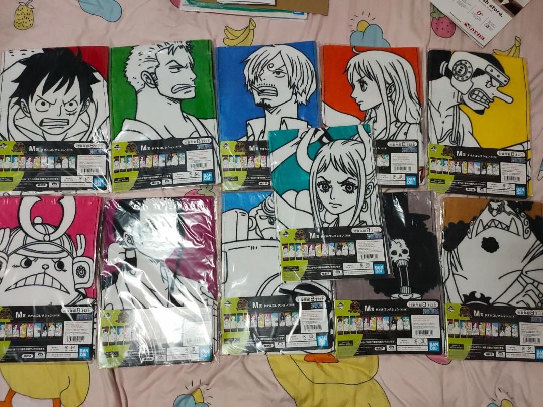 One Piece Ichiban Kuji Towel Set Complete 11 Types Japan NEW Vol.100 Anniversary 