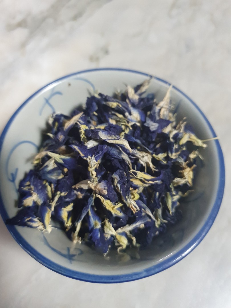 Organic Dried Blue Pea Flower, Food & Drinks, Homemade Bakes on Carousell