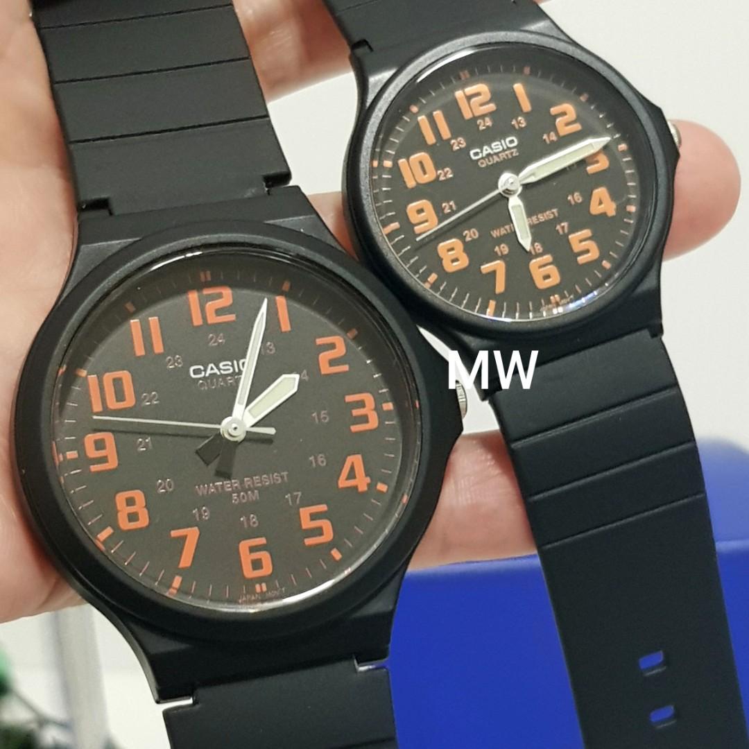 Original Casio couple lover pair watch mq71 mw240 analog quartz watch brand new
