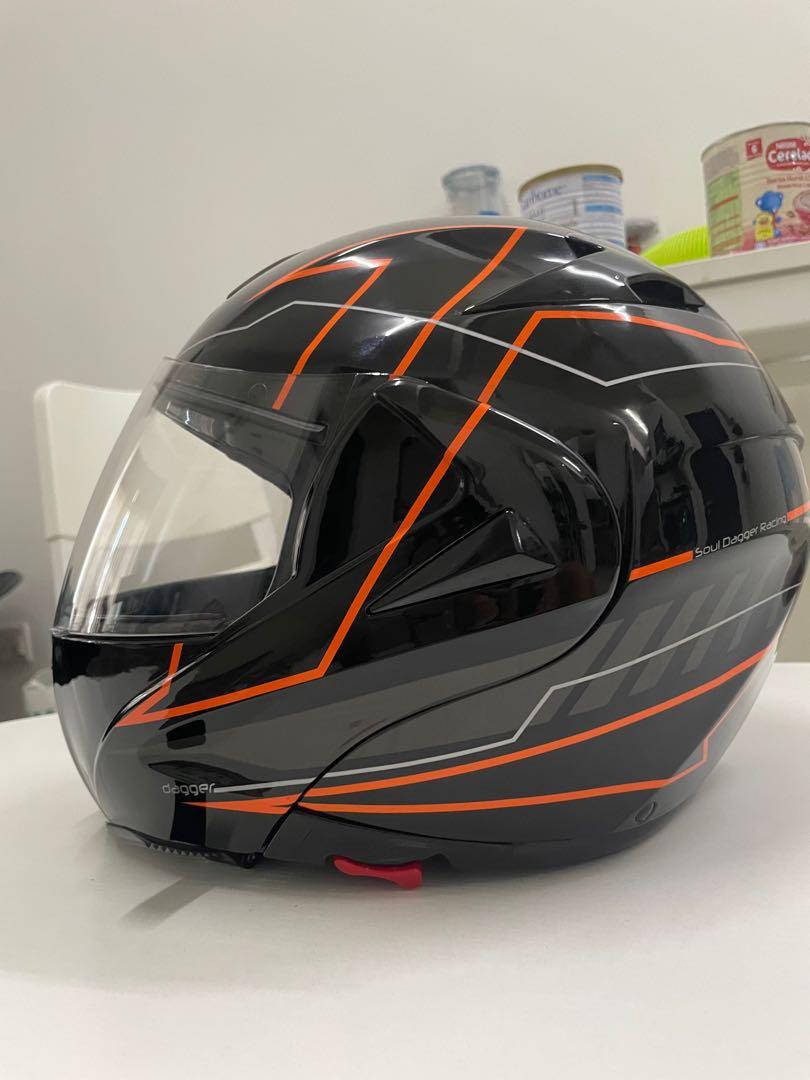 Original XDOT X DOT G1919 Flip Up Full Face Double Visor Black