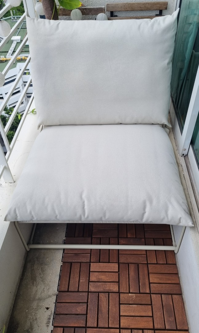 Outdoor sofa ikea havsten with cushions, Furniture & Home Living