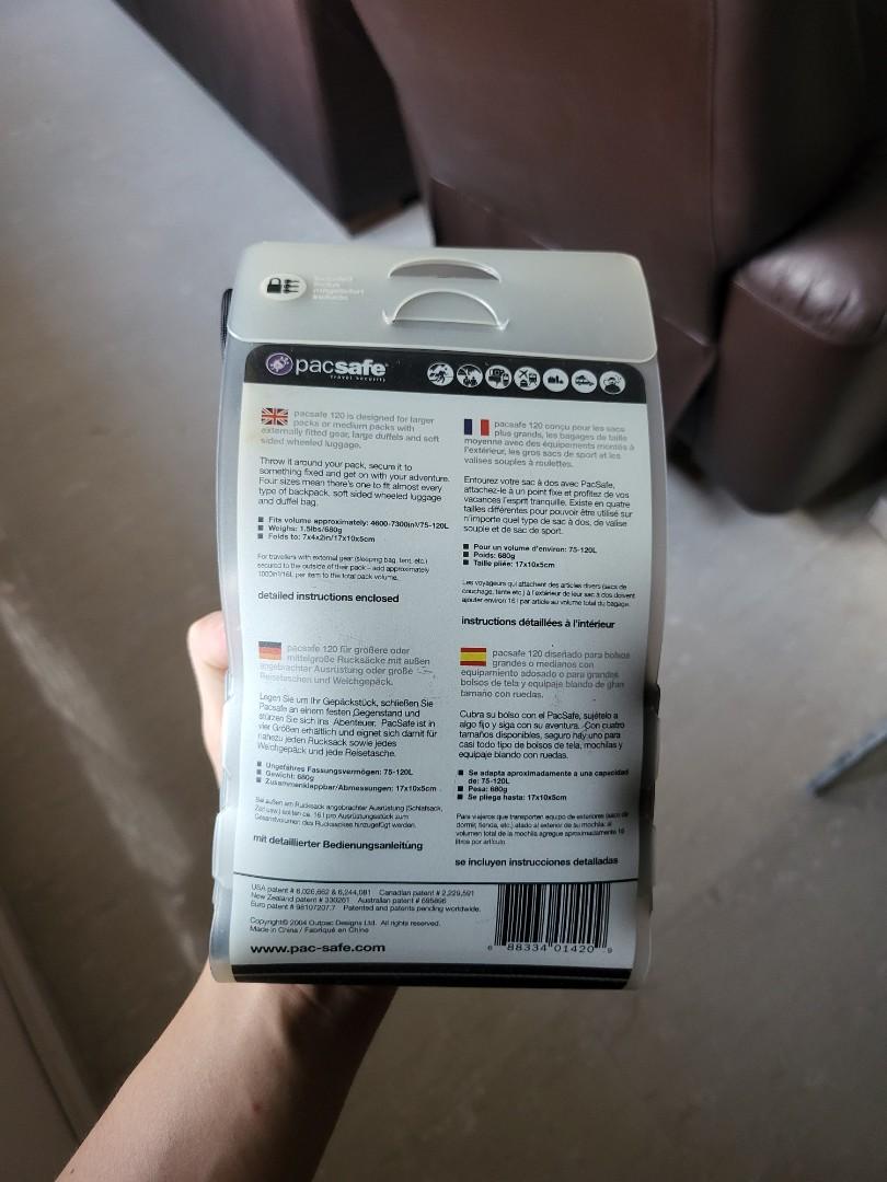 pacsafe exomesh 120