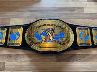 Paul Martin Belts (PMB) WWE Intercontinental Oval Adult Sized Re-Leathered Replica Belt