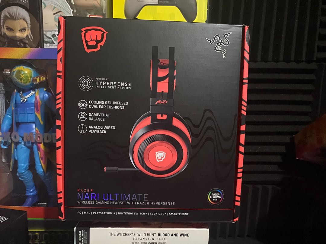Pewdiepie Razer Nari Ultimate Audio Headphones Headsets On Carousell