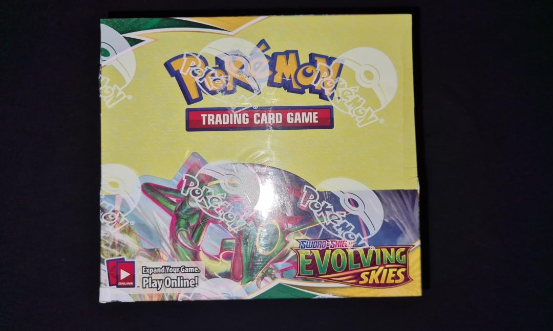 Pokemon Card TCG Evolving Skies Booster Box, Hobbies & Toys, Toys & Games  on Carousell