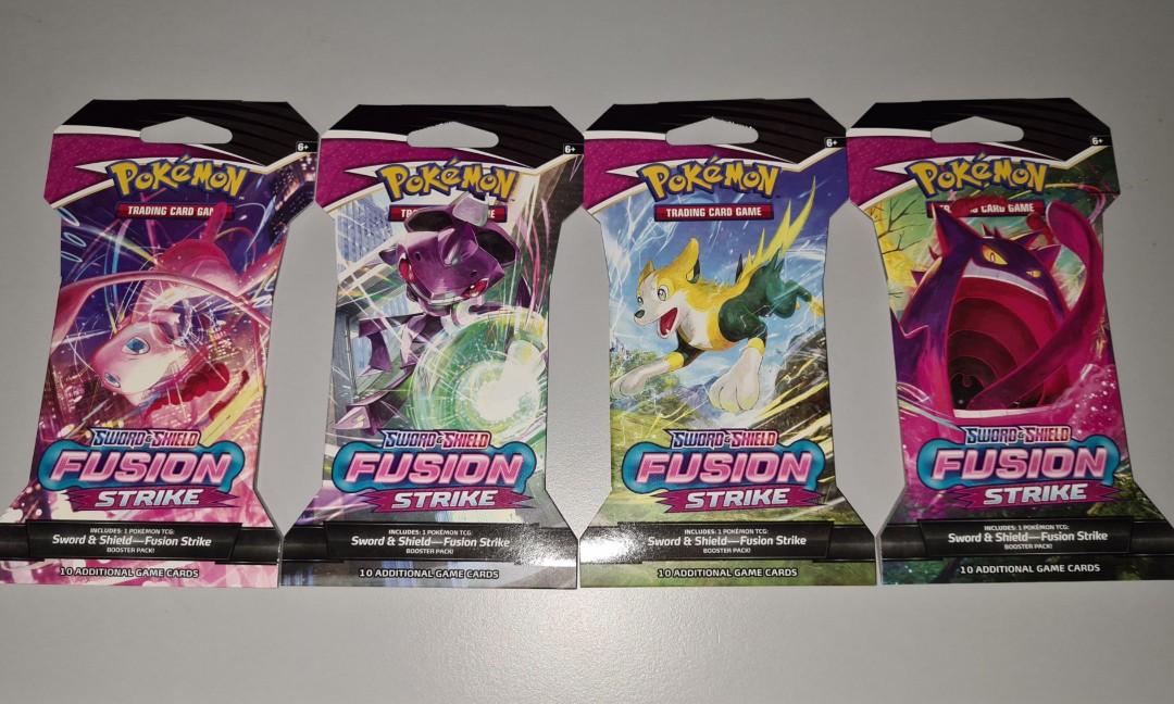 pokemon sword & shield fusion strike sleeved booster pack Pokémon Fusion Strike Booster Pack -Sword & Shield [SWSH08] –  Card-Binder.com main image 1