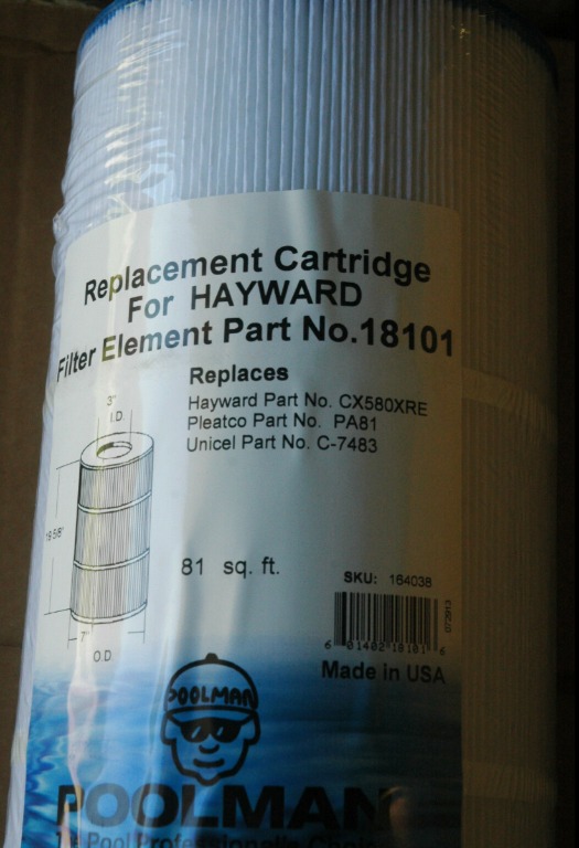 Poolman Pool Filter Cartridge 18101-1 Hayward, Everything Else, Others ...