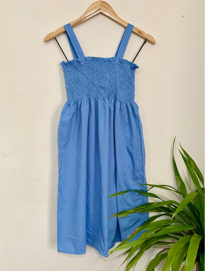 Powder Blue Dress, Women's Fashion, Dresses & Sets, Dresses on Carousell