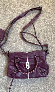 Purple Crossbody sling bag