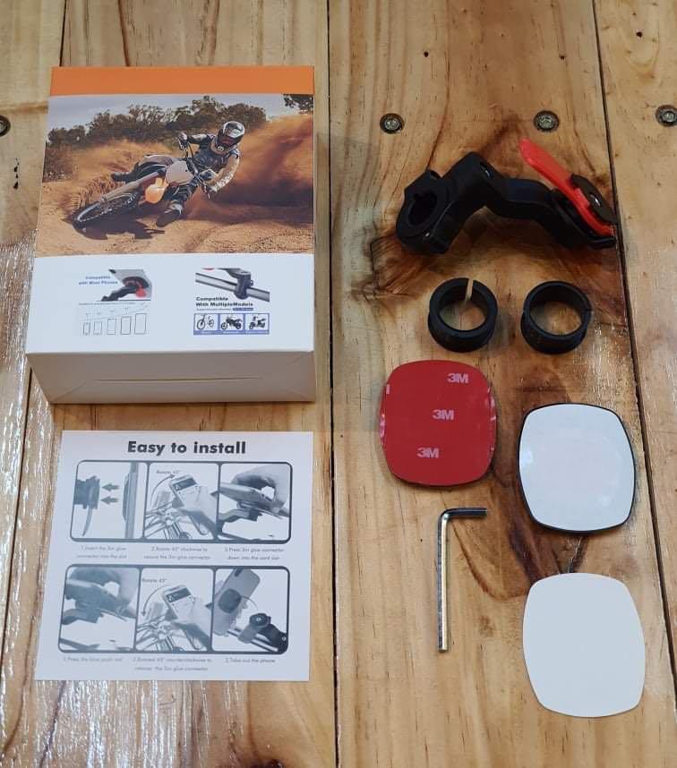 Quack lock plus (quad lock) (Category: Mounts & Holders) located in Mandaluyong City. Submitted by mayellasan (Listing ID 1138840746, Image 1). Description: Introducing the "Quack lock plus" 😁 motorcycle and bike phone / gadget holder, reengineered and packed for a more secure hold to you device SRP Php 650 pesos only!! Package includes: Quack lock locking unit 1 pc Quack lock clamp 1 pc Quack lock extender (clamp to locking unit) 1 pc lock rece