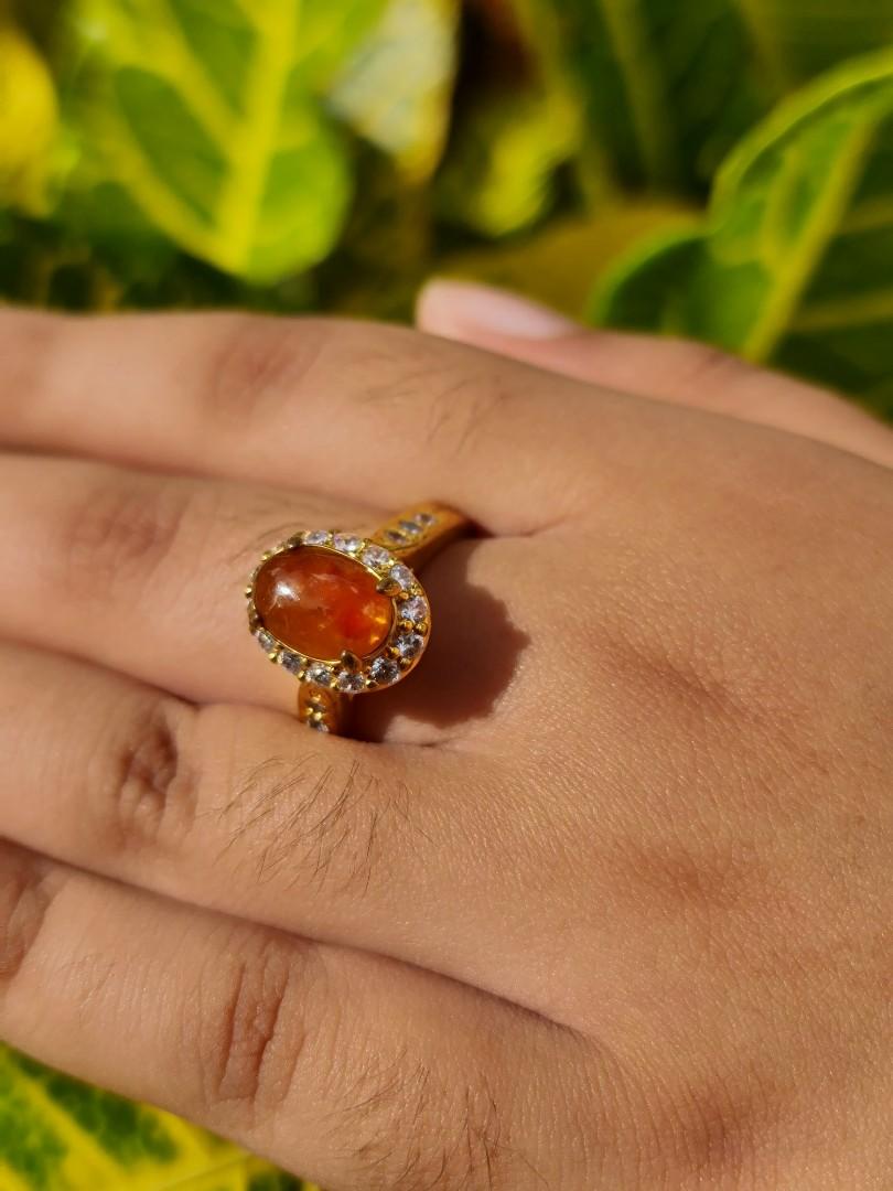 Red jade clearance ring