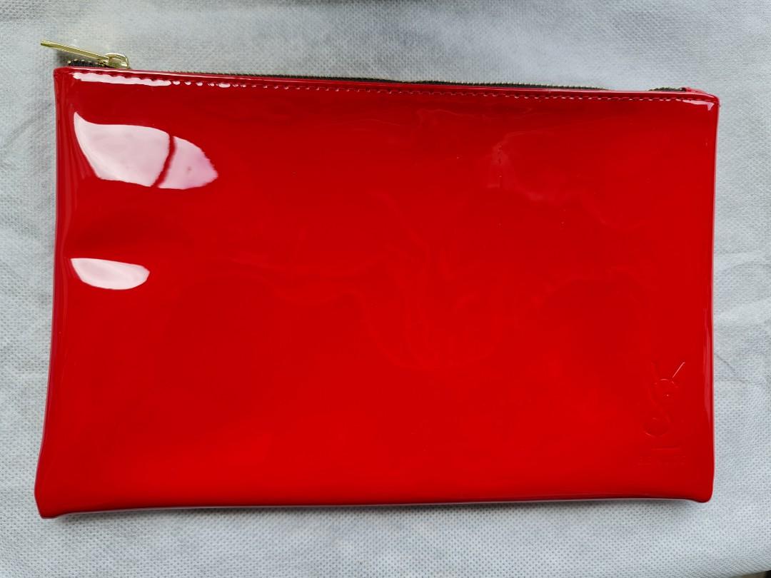 Red YSL Pouch Women s Fashion Bags Wallets Purses Pouches