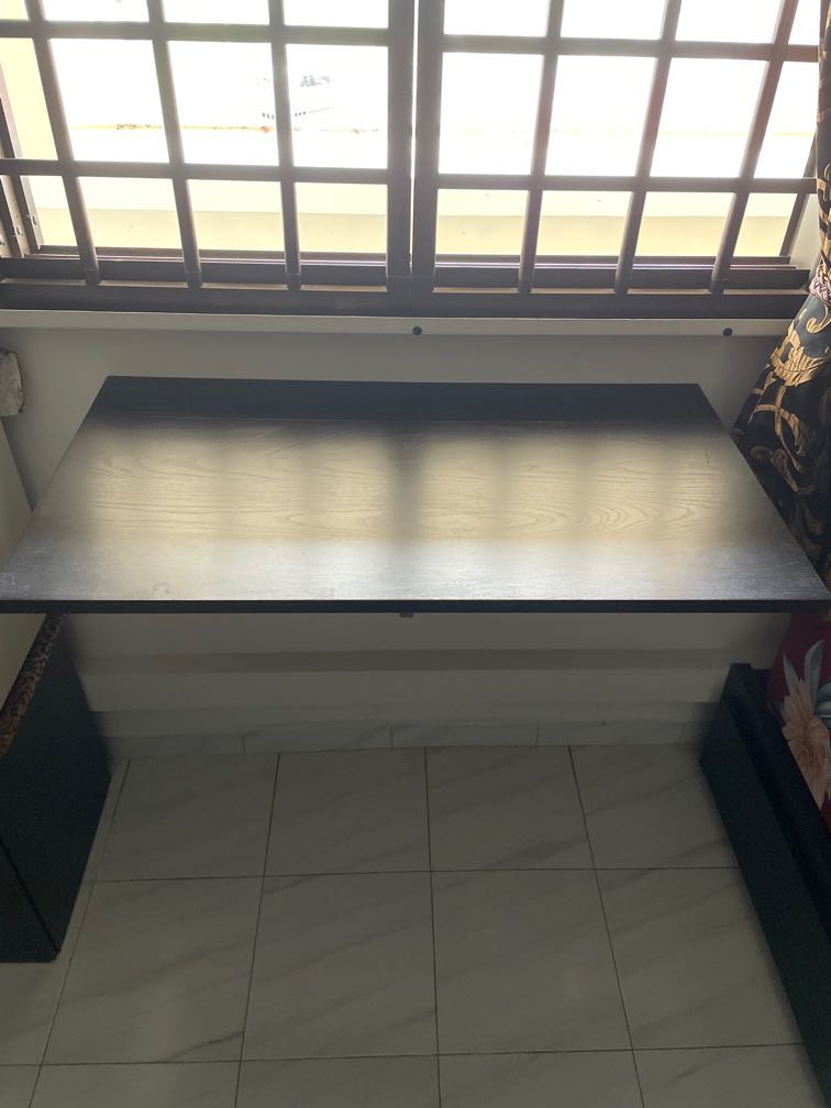 Retractable Study Table, Furniture & Home Living, Furniture, Tables ...