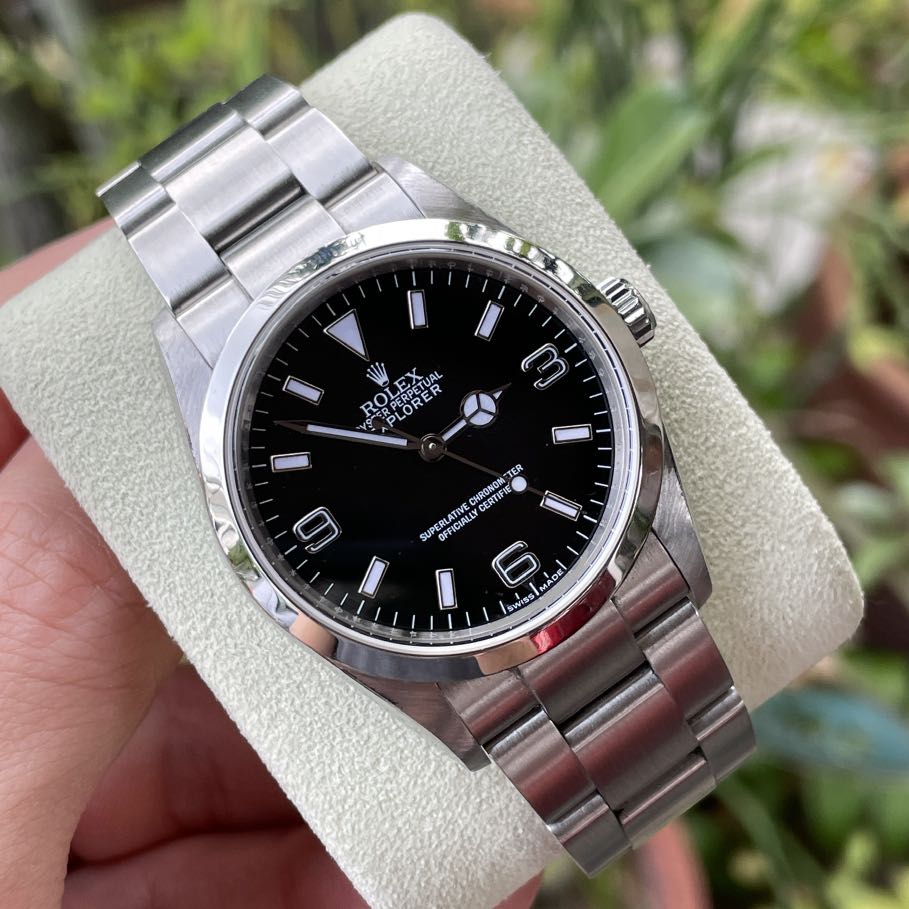 Rolex Explorer 114270 V serial rehaut Luxury Watches on