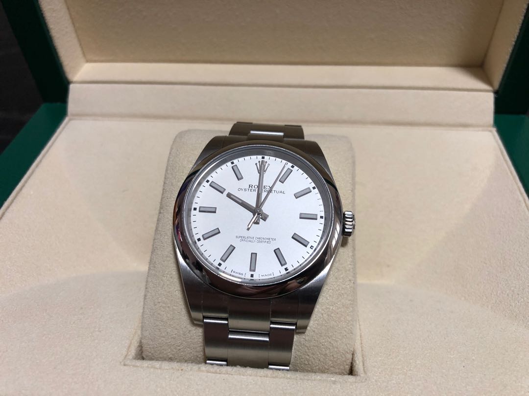 Rolex OP 39 White Dial 114300 Luxury Watches on Carousell