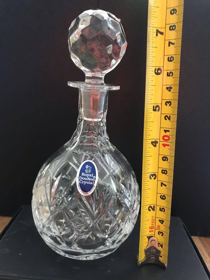 Royal Doulton Decanter and Glasses, Furniture & Home Living, Home Decor