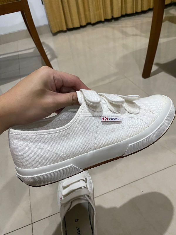 Sepatu Superga 2750 Cot3strapu White Fesyen Pria Sepatu
