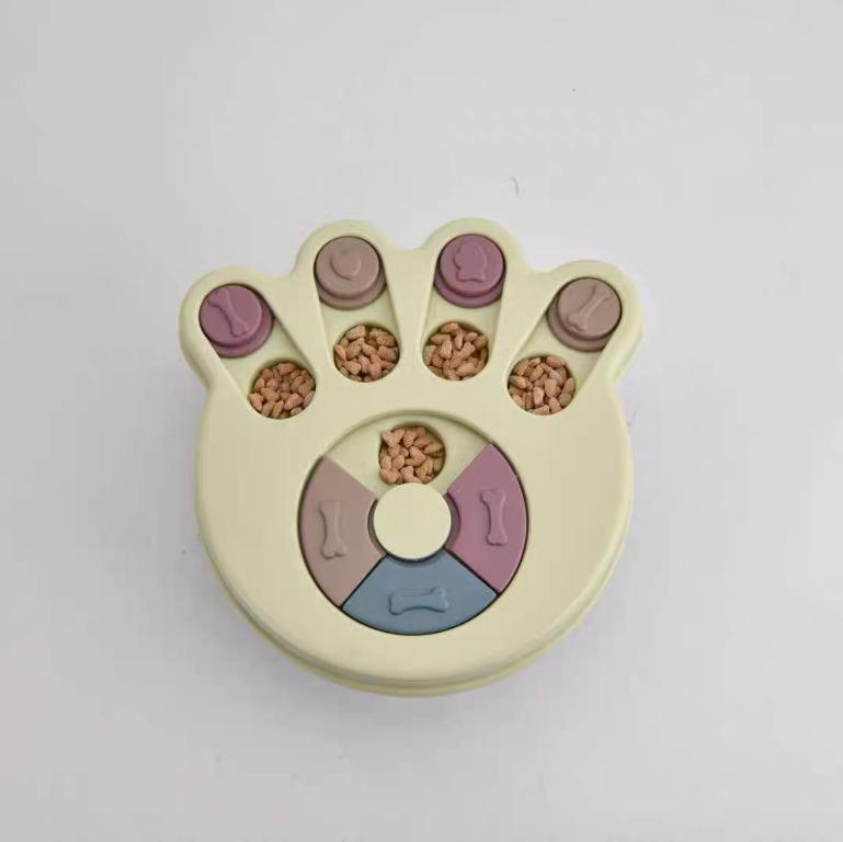 [SG Ready Stock] Beginner Puppy Puzzle Game | Dog Training Feeder | Slow Feeder Bowl | Pet Interactive Dog Food Puzzle Toy (Category: Homes & Other Pet Accessories) located in Singapore. Submitted by projecthomeempire (Listing ID 1138778871, Image 3). Description: Local Seller, Support Local, Fast Delivery Colour Available: Blue Pink Green Pet Interactive Dog Food Puzzle Toy Material: PP Plastic How to use Dog Food Puzzle Toy? 1. Hide the snack i
