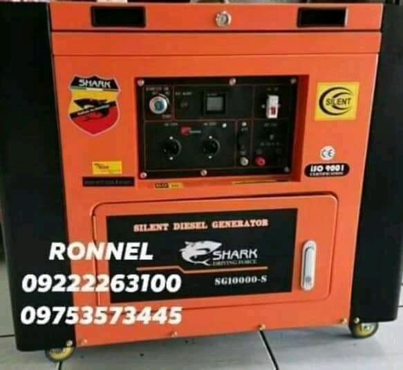 SHARK 10kva ATS - READY DIESEL SILENT TYPE (Category: Looking For) located in Valenzuela. Submitted by ronnelpowertools (Listing ID 1138880901, Image 1). Description: Price - 75k DR SHARK 10kva ATS - READY DIESEL SILENT TYPE Model - SG1000S Cooling system - Aircooled Single Phase 4-stroke direct injection Starting system - Electric key Start Rated Frequency - 60Hz Rated Power - 8.5kva Max Power - 10kva Rated Speed - 3600 rpm Rated Current - 55/27