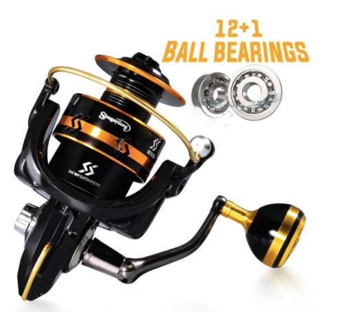Sougayilang Spinning Reel For Fishing 2 colours, Sports Equipment