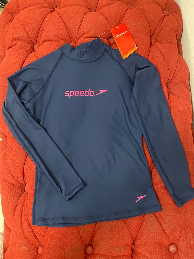 Speedo Rashguard (original), Men's Fashion, Tops & Sets, Swim Top