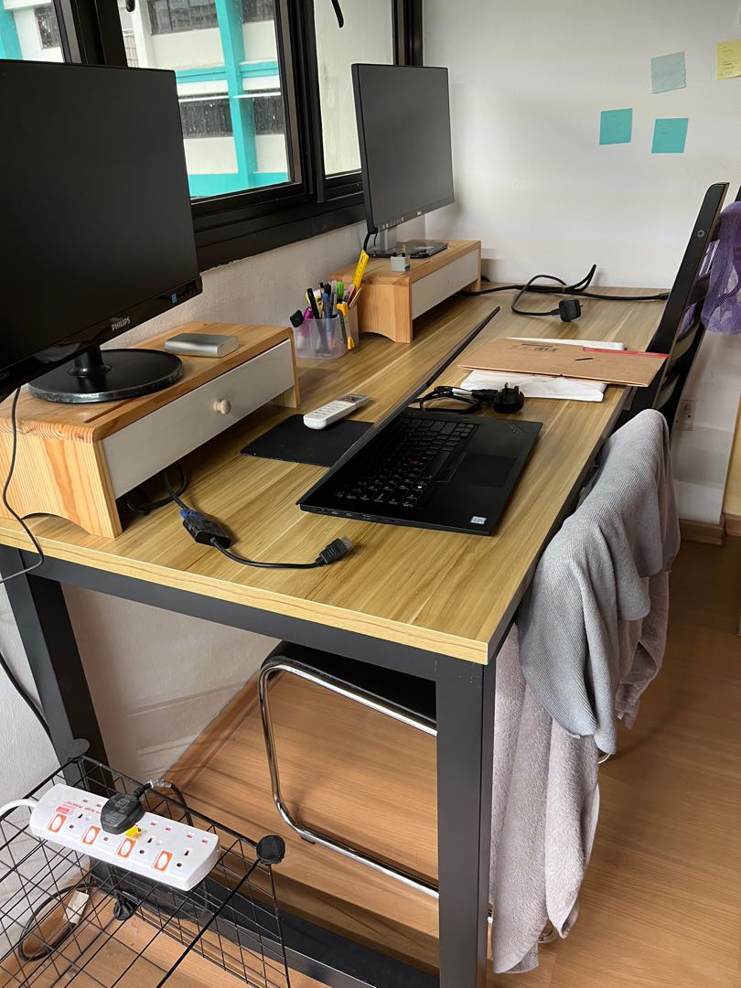 Study table approx(1.5m x 0.7m), Furniture & Home Living, Furniture ...