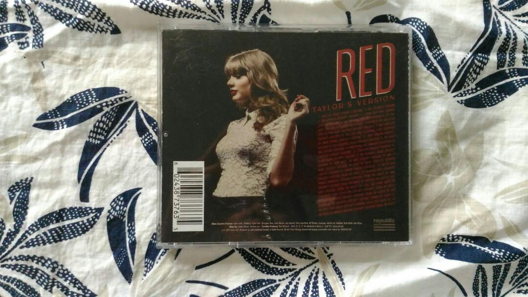TAYLOR SWIFT's RED (TAYLOR'S VERSION) UNSEALED , Hobbies & Toys
