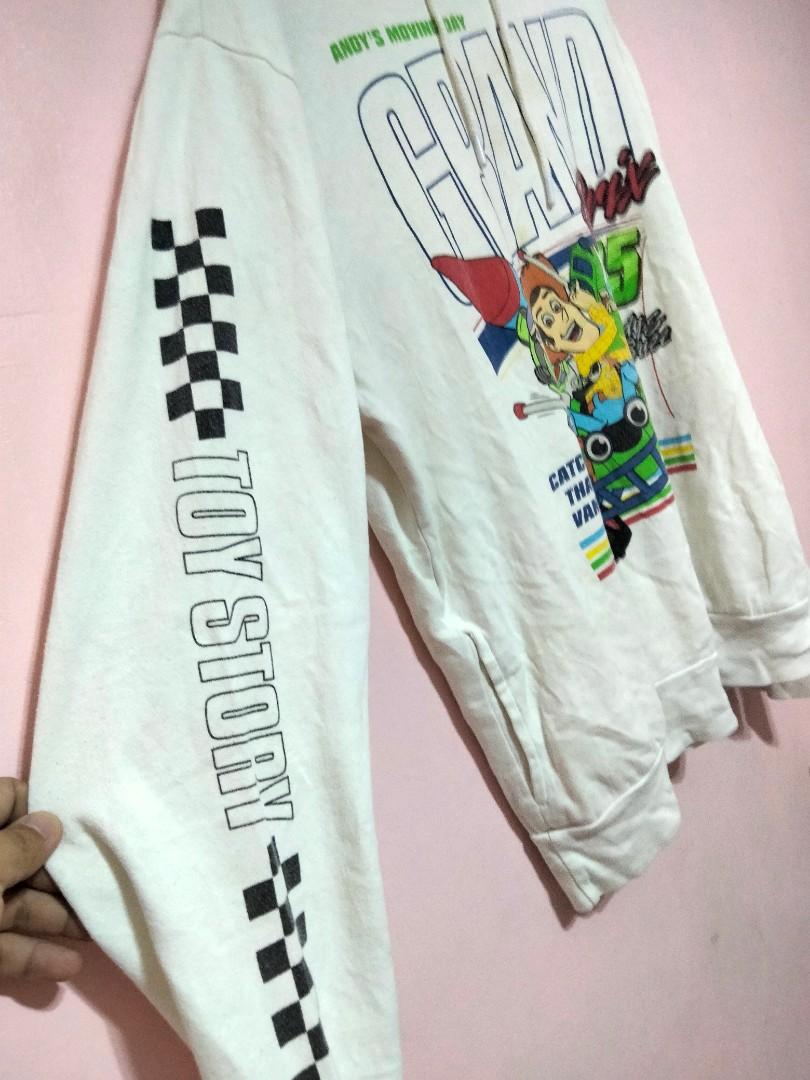 Toy Story Hoodie jacket (Category: Coats, Jackets and Outerwear) located in General Santos City (Dadiangas). Submitted by cold_stone721 (Listing ID 1138803709, Image 3). Description: Toy Story hoodie jacket. Cut tag. Minimal yellow stains. 23x28. P700+sf.
